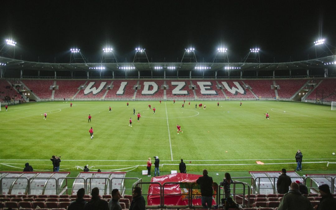 32 установки Clima Gold на новом стадионе футбольного клуба Widzew Łódź